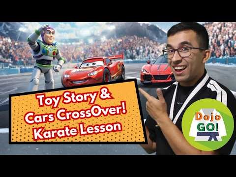 Toy Story Vs Cars! | Dojo Go 1 Hour Karate Lesson at Home For Kids |
