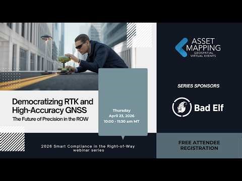 Democratizing RTK and High-Accuracy GNSS - The Foundation of the Future ROW