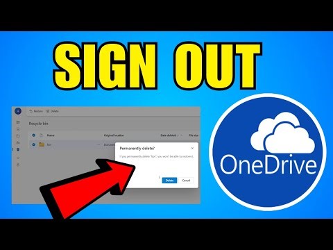 How To Sign Out Of Onedrive Unlink PC In Windows 11 (2026) (Complete Guide)