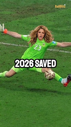 Shakira rescued The World Cup at the last second.🤣💀