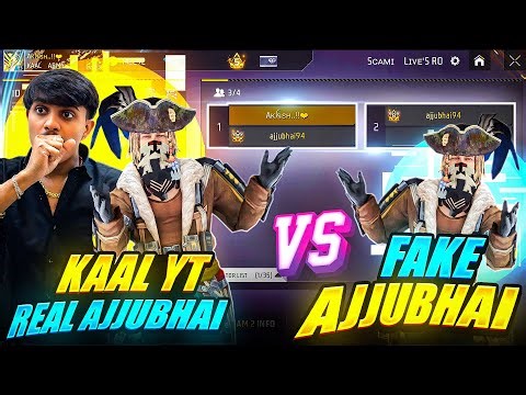 Ajjubhai Vs Kaal Yt Funniest Collection- Who Will Win?😱 Garena Free FireI