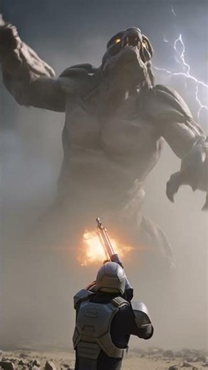 One Soldier vs a Giant Monster