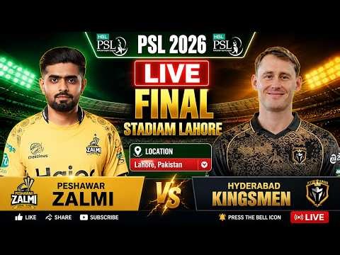 PSL Live: Peshawar vs Hyderabad Final T20 Live Match Today | PZ vs HK Live Score & Commentary ep 1