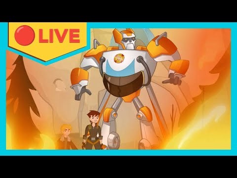 🔴 Heatwave's Best FIRE RESCUES! 🔥🚒 24/7 Live Stream | Transformers: RESCUE BOTS