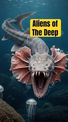 Deep Sea Creatures Look Like Real Aliens 😱 #trivia #top10