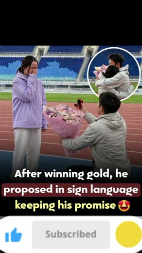 He Won Gold… Then Proposed in Sign Language 💍❤️ | A Promise Kept