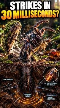 The 30-Millisecond Trapdoor Ambush: How Trapdoor Spiders Hunt | Explained