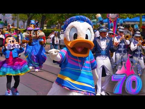 Disneyland Walkthrough - Springtime Sights & Sounds and Disneyland Band with Mickey & Friends [4K]
