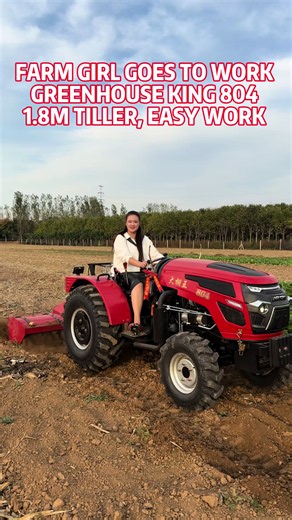 Compact 804 4WD Tractor: Powerful Farm Work for a Country Girl 🚜