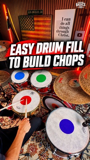 Easy Drum Fill for Building Chops | Beginner Drum Lesson