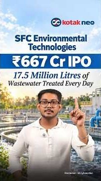 SFC Environmental Technologies IPO Review - ₹668 Cr IPO Opens 27-29 Oct | Apply or Avoid?