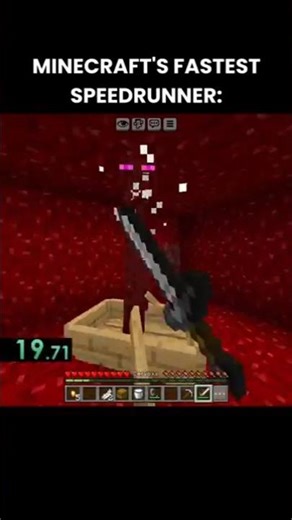 I'm Minecraft's Fastest Speed Runner! XD