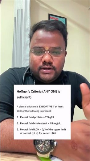 Pleural Effusion Made Easy | Heffner’s Criteria Explained 