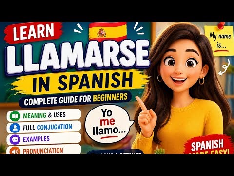 No One Taught You LLAMARSE Like This!| Spanish Beginner Lesson.How to Introduce Yourself in Spanish|