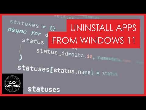 I Quickly remove/uninstall any program from windows 11