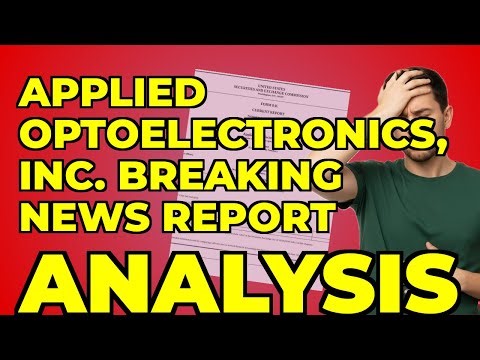 My Insight on Applied Optoelectronics' Capital Raise Plan