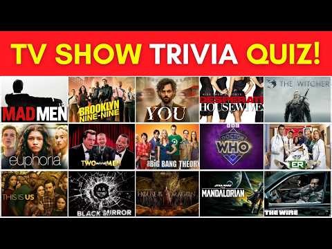 Guess the TV Show Trivia! | 50 Famous TV Shows | TV Show Quiz Vol 2
