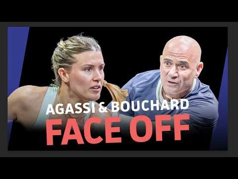 🤯 Agassi & Bouchard BATTLE IT OUT