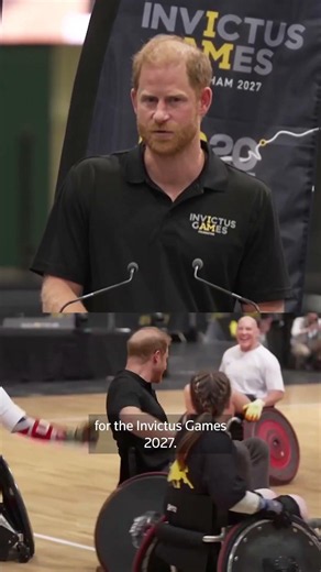 Prince Harry plays wheelchair rugby at Invictus Games venue