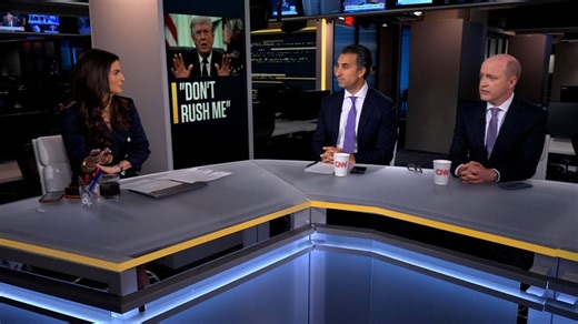 White House reporter the President told ‘don’t rush me’ on the question Trump doesn’t want to hear