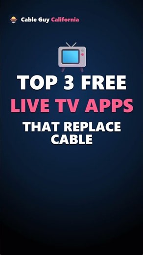 Top 3 FREE Live TV Apps That Replace Cable 📺 #shorts