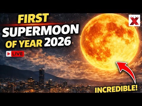 First Supermoon of 2026 LIVE | Why Is The Wolf Moon The First Supermoon Of The Year?