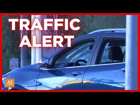 Pedestrian crash closes major road in Glendale