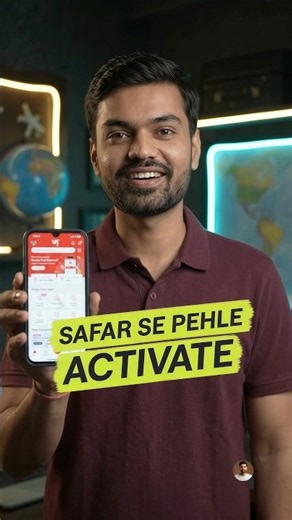 Free International Roaming For You..🤯 #vi #freeroaming #internationalroaming #travel #techtips