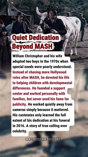 Quiet Dedication Beyond MASH