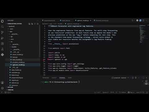 Building a Production-Ready Time Series Forecasting System | FastAPI, XGBoost, LSTM