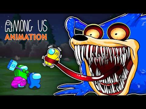 [어몽어스 Among Us] SONIC CHARACTER vs Mini Crewmate - FUNNY ANIMATION