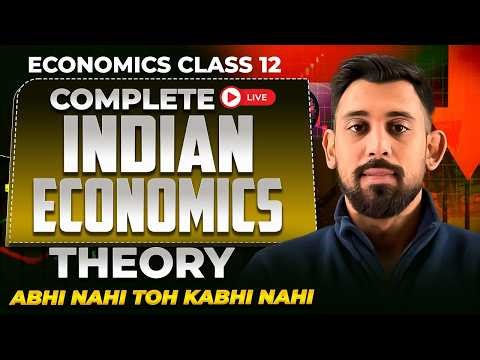 Full Indian Economic Development | Live Revision | Class 12th | CBSE Board 2026 | Economics Exam
