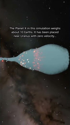 Planet X Placed Next to Uranus 😨😮 #spacesim