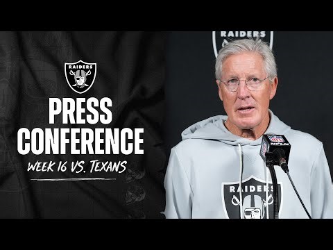 Pete Carroll, Geno Smith and Ashton Jeanty Postgame Presser - 12.21.25 | Week 16