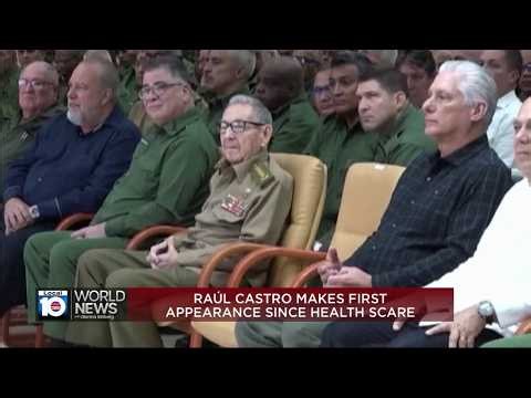 Raul Castro resurfaces at Cuban military event after reported hospitalization
