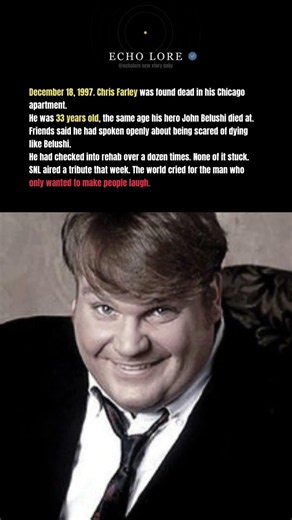 Chris Farley Died Exactly Like the Comedian He Worshipped #shorts #chrisfarley #snl