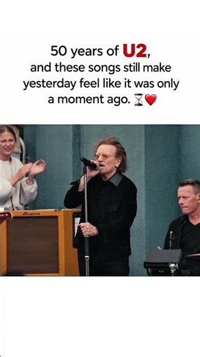 ⌛❤️‍🩹 50 years of U2, and these songs still make yesterday feel like it was only a moment ago #u2