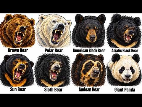 Every Bear Species Explained in 8 Minutes