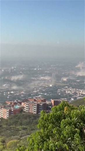 Massive Dust Clouds Blanket Cali, Colombia After Earthquake