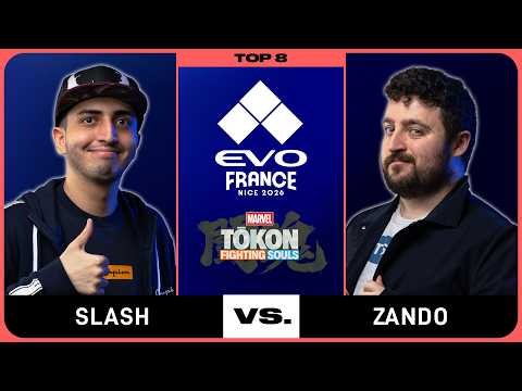 Evo France 2026: Slash vs Zando | MARVEL Tōkon: Fighting Souls | Losers Finals