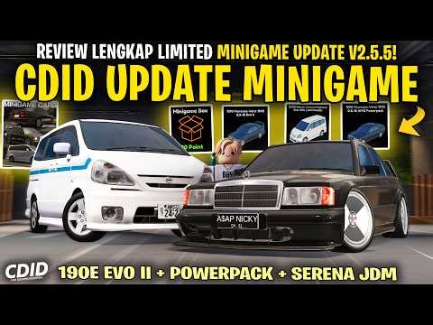 REVIEW ALL CAR MINIGAMES NEW UPDATE CDID V2.5.5! WEEKLY UPDATE SPECIAL - CDID V2.5.5 Roblox