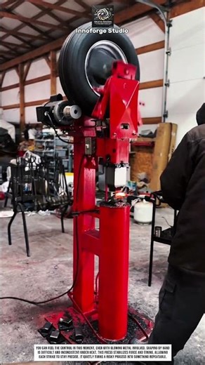 Hot Metal Forging Press Shapes Steel Precisely 🔥 #metal