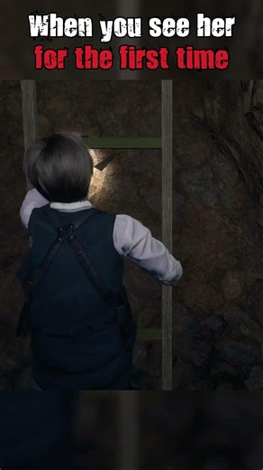 When you see her for the first time - Resident Evil 4