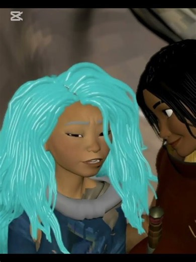 This scene made by Hyrum Osmond shows the animation process of Raya and the Last Dragon.