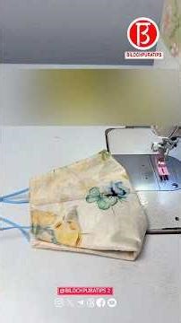 Make a face mask from scraps of cloth that you don't need.