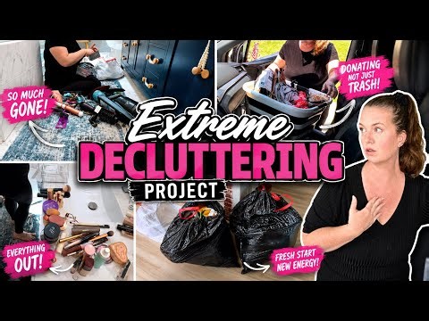 THROWING EVERYTHING I OWN OUT TO START FRESH! HOW I DECLUTTER MY WHOLE HOUSE