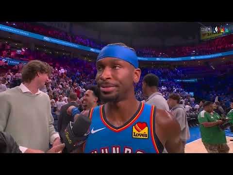SGA reacts to Thunder’s Game 2 response, shutting down Wemby & Spurs to tie WCF | NBA on ESPN