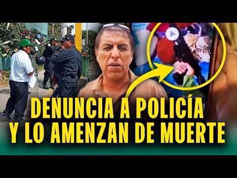 Periodista es amenazado tras denunciar presunto robo por parte de un policía