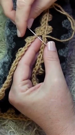 Sew crochet slippers
