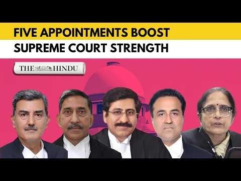 Supreme Court nears full strength with 5 new judges